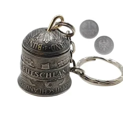 Münzglocke aus 1 und 2 DM Münzen Weihnachtsgeschenke