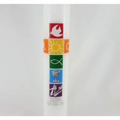 Clearance moderne Kommunionkerze, für Mädchen und Jungs, bunt Kommunionkerzen