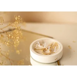 Ringkissen|heylovelypeople Moderne Ringbox mit personalisierter Acryl-Scheibe | Ein besonderes Accessoire für Deine Hochzeit | Ringkissen