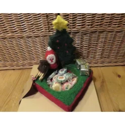 Motivschale " Weihnachtsmann ", niedliches Mitbrinsel Weihnachtsdeko