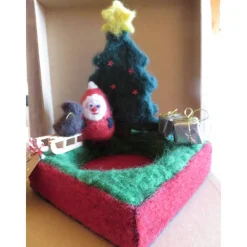 Motivschale " Weihnachtsmann ", niedliches Mitbrinsel Weihnachtsdeko