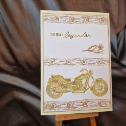 Best Motorrad - Du bist legendär - Geburtstagskarte - Vatertag Geschenke Für Männer
