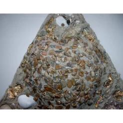 Best Muschelbild SANDLIEBE Collage aus Sand und Muscheln Geschenk zu Valentinstag Muttertag Herz Handarbeit  Badezimmerbild Kunst
