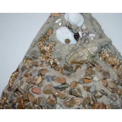 Best Muschelbild SANDLIEBE Collage aus Sand und Muscheln Geschenk zu Valentinstag Muttertag Herz Handarbeit  Badezimmerbild Kunst
