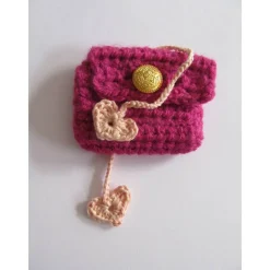 Nabelschnurbändchen Herzen rosa - 100% Baumwolle Geschenke