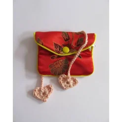 Nabelschnurbändchen Herzen rosa - 100% Baumwolle Geschenke