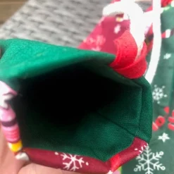 Adventskalender|Flips-Kreation-Handmade Nachhaltiger Adventskalender Unikat zum Befüllen aus Baumwolle – Wiederverwendbare Weihnachtssocken
