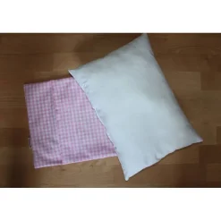 Best Namenskissen, Kuschelkissen Pferdchen auf Blumenwiese grün & Name 30x40cm Geschenke