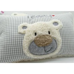 Best Namenskissen Taufkissen Kuschelkissen Kindergartenkissen Geburtsgeschenk  Bär Teddybär Kuschelbär Gastgeschenke