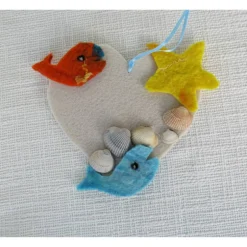Discount Namensschild für die Schultüte Schulanfang Fische Kinder Schultüten