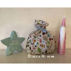 Nikolausbeutel Weihnachtsbeutel  Geschenksäckchen Unikat - Nußknacker Säckchen & Beutel