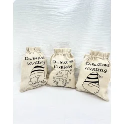 Best Nikolausbeutel  Wichtelbeutel Weihnachtgeschenk Du bist mir Wichtelig Weihnachten Geschenk Geschenkverpackung Säckchen & Beutel