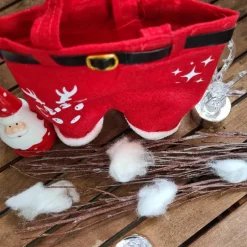 Säckchen & Beutel|Made by EiDa Nikolaushose Mini personalisierbar | Weihnachtsmann Hose als Geschenkverpackung | Lustige Nikolaus Geschenkidee für Kind