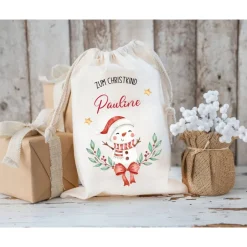 Best Nikolaussack, Weihnachtssäckchen personalisiert mit Name, Nikolausgeschenk, Tasche, Nikolausbeutel Weihnachten Säckchen & Beutel