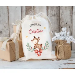 Best Nikolaussack, Weihnachtssäckchen personalisiert mit Name, Nikolausgeschenk, Tasche, Nikolausbeutel Weihnachten Säckchen & Beutel