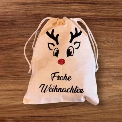 Säckchen & Beutel|der maschenshop Nikolaussäckchen | Geschenkbeutel Weihnachten | Nikolaussack | Frohe Weihnachten