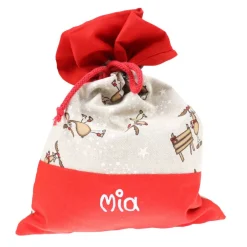 Nikolaussäckchen Elche mit Namen - Dekoration zu Weihnachten oder Advent Alternative Nikolaustiefel Nikolaussack Säckchen & Beutel