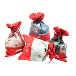 Outlet Nikolaussäckchen Lebkuchenmann mit Namen - Dekoration zu Weihnachten oder Advent Alternative Nikolaustiefel Nikolaussack Säckchen & Beutel