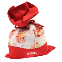 Best Nikolaussäckchen Lebkuchenhaus mit Namen - Dekoration zu Weihnachten oder Advent Alternative Nikolaustiefel Nikolaussack Säckchen & Beutel