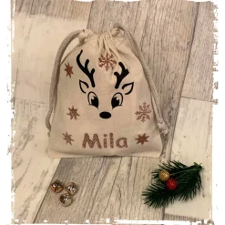 Online Nikolaussäckchen personalisiert | Geschenkbeutel Weihnachten | Nikolaussack mit Namen Säckchen & Beutel