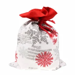 Sale Nikolaussäckchen Schneeflocke mit Namen - Dekoration zu Weihnachten oder Advent Alternative Nikolaustiefel Nikolaussack Säckchen & Beutel