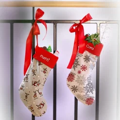 Nikolausstiefel|Mein Name Nikolausstiefel Elch mit Namen - Nikolaussocke personalisiert - Geschenk zum Nikolaus Advent - Weihnachststiefel