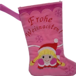 Nikolausstiefel|Stickstube Eckental Nikolausstiefel Frohe Weihnachten