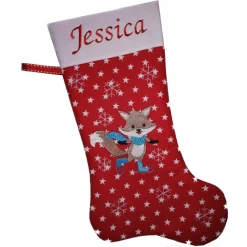 New Nikolausstiefel Fuchs mit Namen Nikolausstiefel