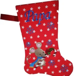 Nikolausstiefel|Stickstube Eckental Nikolausstiefel Hase mit Namen
