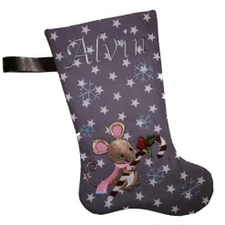Nikolausstiefel|Stickstube Eckental Nikolausstiefel Hase mit Namen