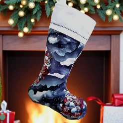 Nikolausstiefel|Afrosteff Nikolausstiefel, Kaminsocke zum befüllen und aufhängen