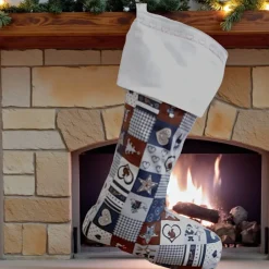 Best Nikolausstiefel, Kaminsocke zum befüllen und aufhängen Nikolausstiefel
