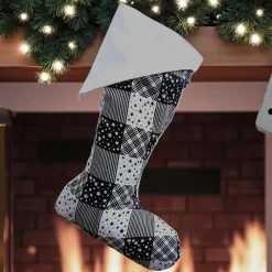 Best Nikolausstiefel, Kaminsocke, befüllbarer Nikolaus Stiefel zum Aufhängen Nikolausstiefel