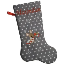 Online Nikolausstiefel Maus mit Namen Nikolausstiefel