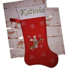 Sale Nikolausstiefel Maus mit Namen Nikolausstiefel