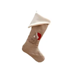 New Nikolausstiefel mit aufgesticktem Nikolausbärchen Nikolausstiefel