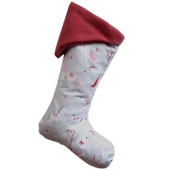 Nikolausstiefel|Afrosteff Nikolausstiefel mit Einhorn Motiv, Kaminsocke zum befüllen und aufhängen