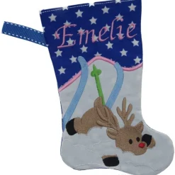 Nikolausstiefel|Stickstube Eckental Nikolausstiefel mit Name Emelie