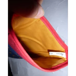 Best Nikolausstiefel OMA, goldfarben bestickt und gefüttert, Weihnachtsdeko Nikolausstiefel