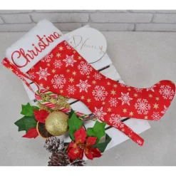 Nikolausstiefel personalisiert Highheel aus Stoff zum Befüllen Nikolausstiefel