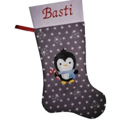 Discount Nikolausstiefel Pinguin mit Namen Nikolausstiefel