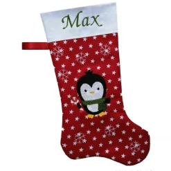 Discount Nikolausstiefel Pinguin mit Namen Nikolausstiefel