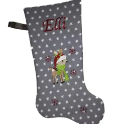 Nikolausstiefel Rentier mit Namen Nikolausstiefel