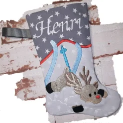 Discount Nikolausstiefel Rentier mit Namen Nikolausstiefel