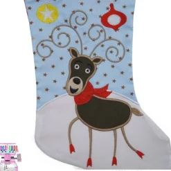 Nikolausstiefel|Stickstube Eckental Nikolausstiefel Rentier XXL Big