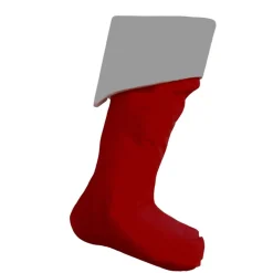 Online Nikolausstiefel rot, Kaminsocke zum befüllen und aufhängen Nikolausstiefel
