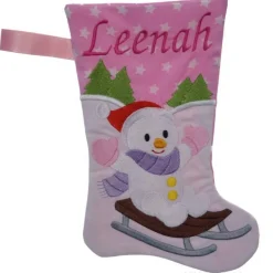 Best Nikolausstiefel Schneemann mit Namen Nikolausstiefel