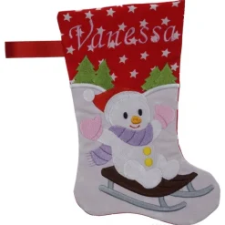 Best Nikolausstiefel Schneemann mit Namen Nikolausstiefel
