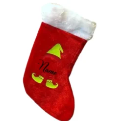 Nikolausstiefel|baby name for u Nikolausstiefel XXL mit Namen und Motiv Elf