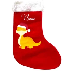 Nikolausstiefel|baby name for u Nikolausstiefel XXL mit Namen und Dinosaurier Motiv